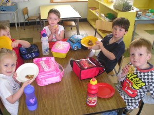 eating our German bread 030